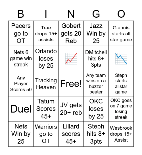 Bombach Bingo Card