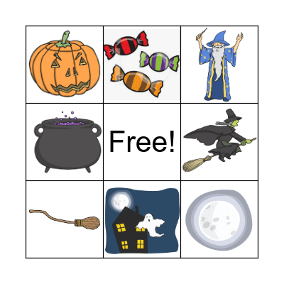 Halloween Bingo Card