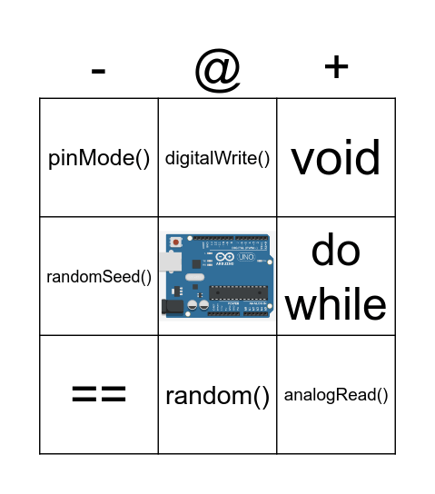 Arduino - conceitos básicos Bingo Card