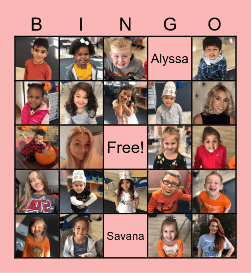 Back To School Night BINGO! Bingo Card