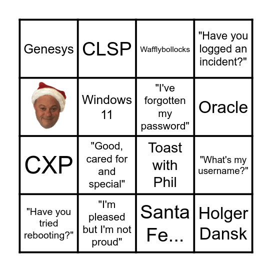 Technology Bingo Card