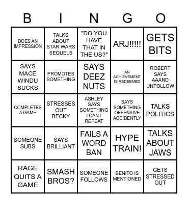 MileZee Bingo! Bingo Card