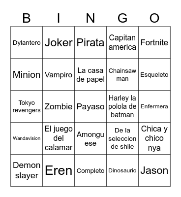 dslecia Bingo Card