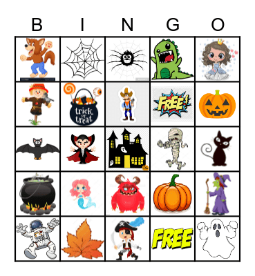 Halloween Bingo Card