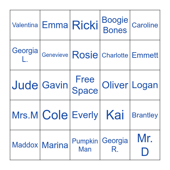 Bingo Bash Bingo Card