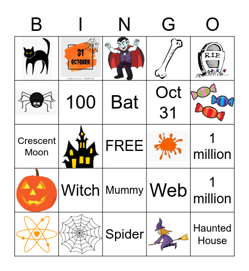 ASL Halloween Bingo! Bingo Card