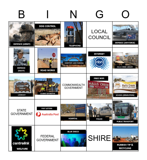 Government is also a producer! Bingo Card