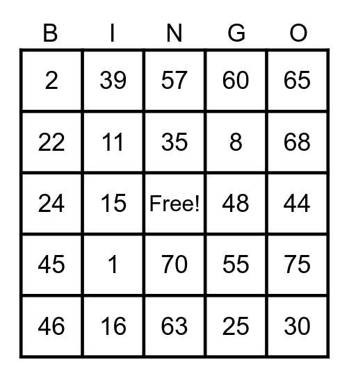 ARGENE GEL BRODETH Bingo Card