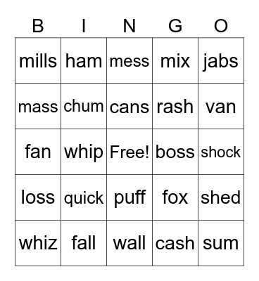 Book 1 Bingo Card