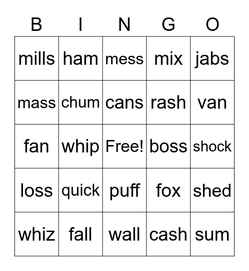 Book 1 Bingo Card