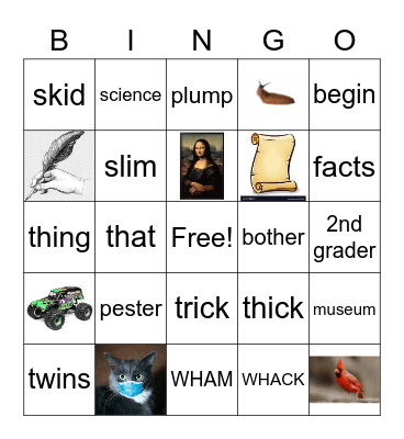 THIS & THAT Bingo Card