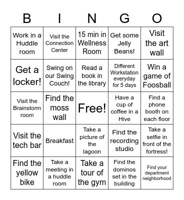 Equinix Bingo Card
