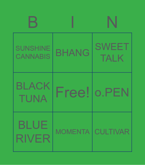 Brand Bingo Card