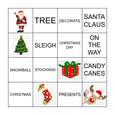 CHRISTMAS Bingo Card