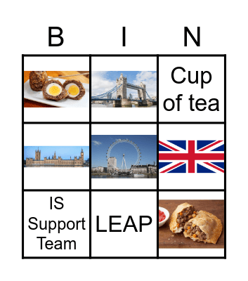 Bingo - GT UK Christmas Party Edition Bingo Card