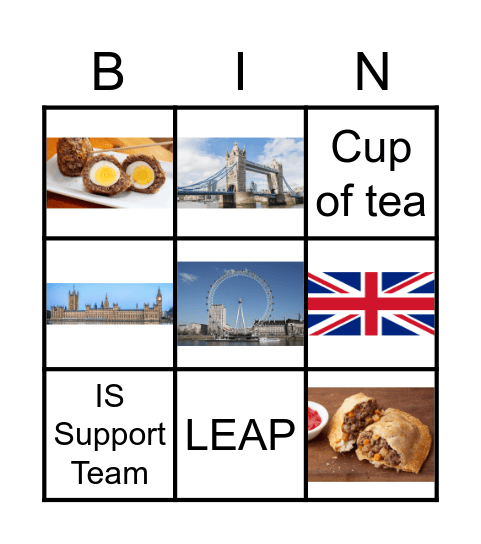 Bingo - GT UK Christmas Party Edition Bingo Card