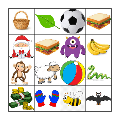 M/B/L/S Sounds Bingo Card