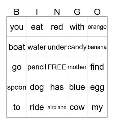 Shayla's Bingo Board Bingo Card