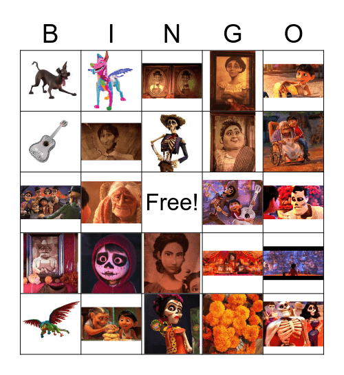 COCO BINGO Card
