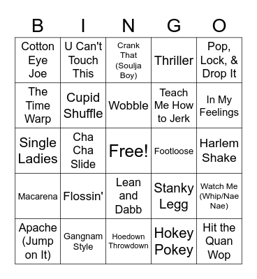 MACAE Musical Bingo #2 Bingo Card