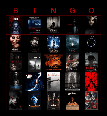 Halloween Bingo Card