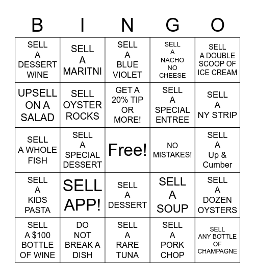 BB&K!! Bingo Card