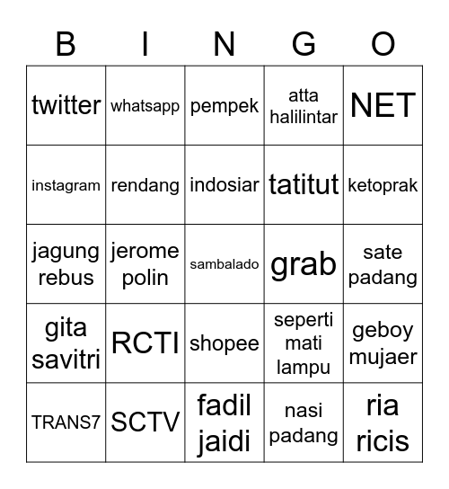 bingo maudy Bingo Card