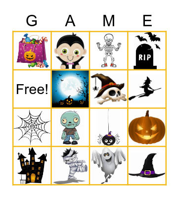HALOWEEN BINGO Card