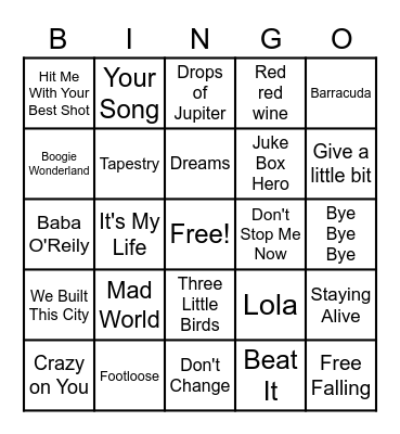 Halloween Bingo Card