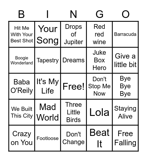 Halloween Bingo Card