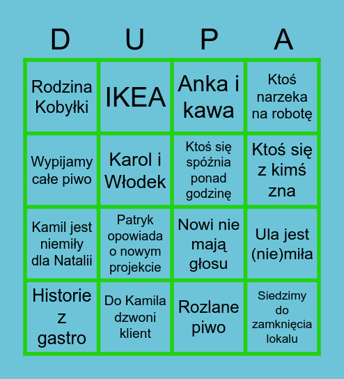 LS Lublin Bingo Card