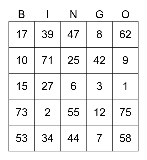 Schmuddelwetter Bingo Card