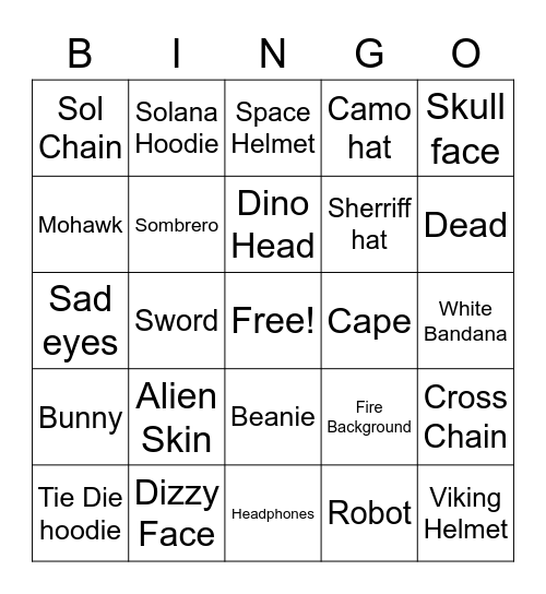 Nifty Nanas Bingo Card