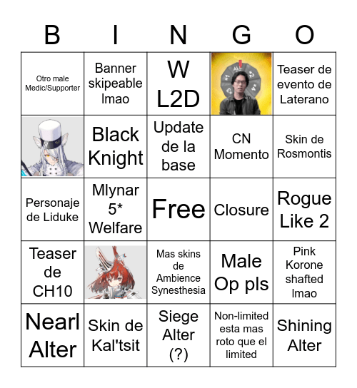 2.5 anni CN Bingo Card