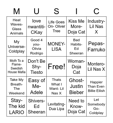 Welcome Back! Bingo Card