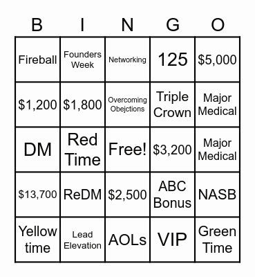 TMT Halloween Mashup Bingo Card