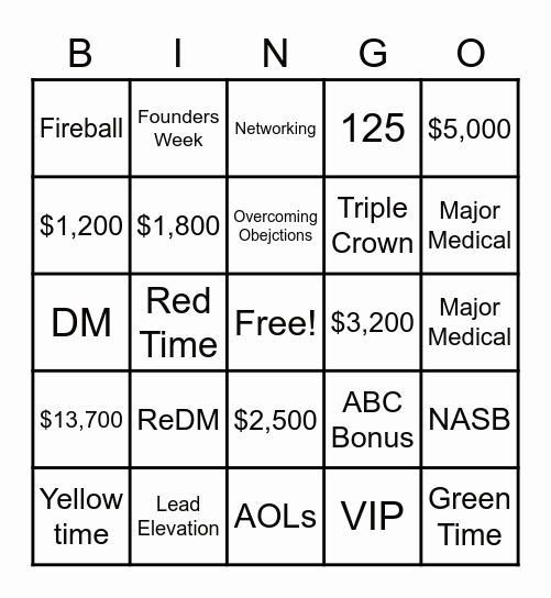 TMT Halloween Mashup Bingo Card