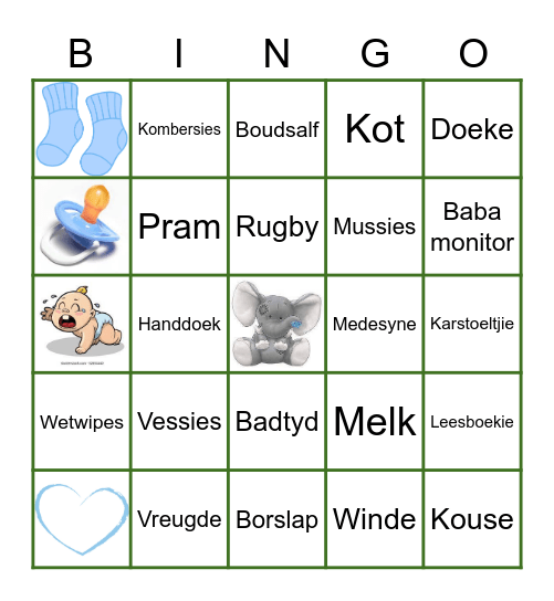 Ooievaarstee Bingo Card
