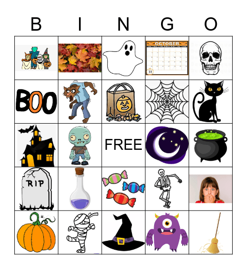 HALLOWEEN BINGO Card