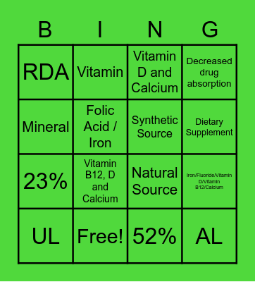 305 Bingo! Bingo Card