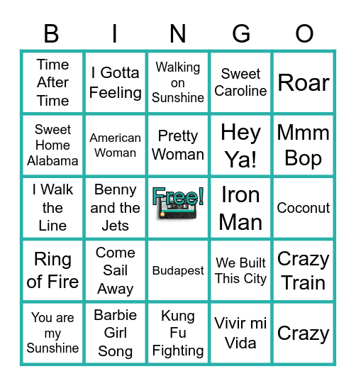 RUW Bingo! Bingo Card
