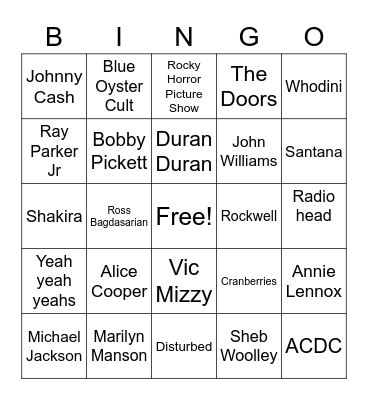 Halloween Bingo Card