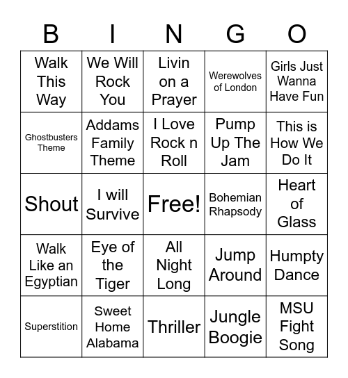 1st Annual NEXT eMobility Tailgate Bingo Card