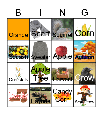 FALL Ms.Rocio Bingo Card