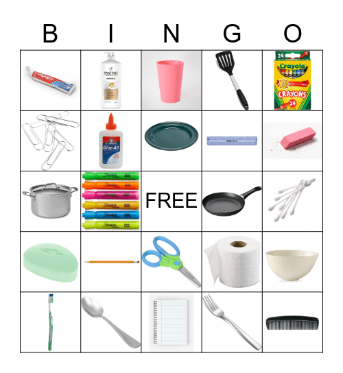 Categories 1 Bingo Card