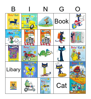 Pete the Cat Bingo! Bingo Card