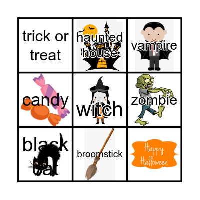 Halloween Bingo Card