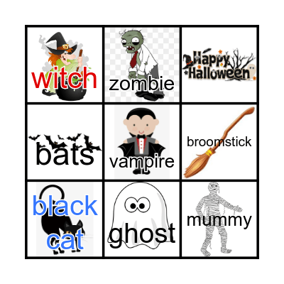 Halloween Bingo Card