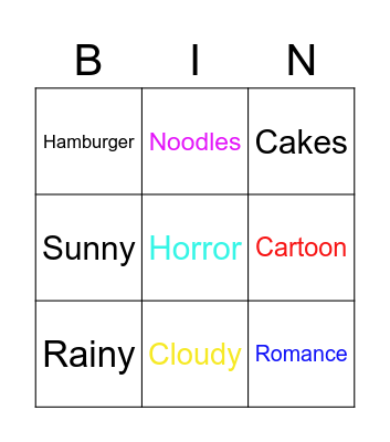 Phương Thuỳyy Bingo Card