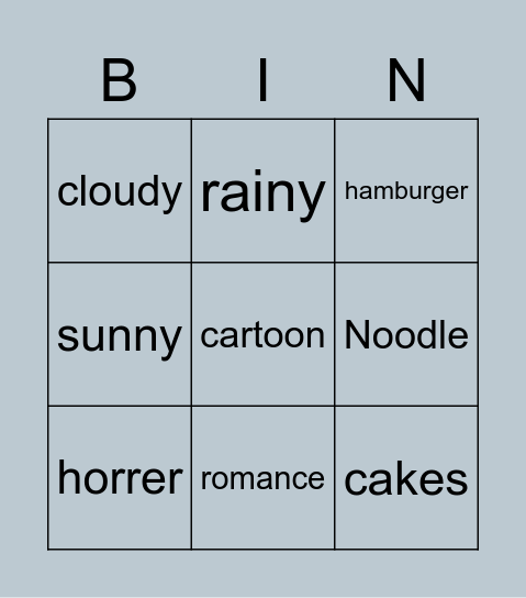 HuyenGiang Bingo Card